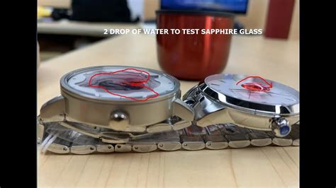 water drop test for sapphire|sapphire real life test.